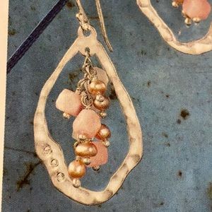 SILPADA BLUSH GRAPE EARRINGS